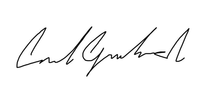 Carl-Gerhard Lindesvärd signature